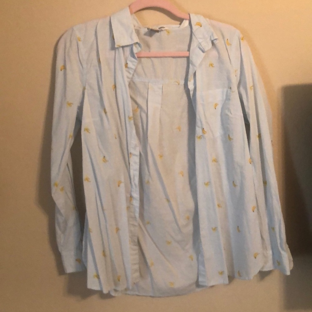 Banana Button Up